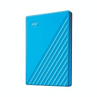Western Digital WD 1TB My Passport Portable External Hard Drive with backup software and password protection, Blue - WDBYVG0010BBL-WESN