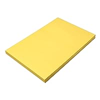 Prang (Formerly SunWorks) Construction Paper, Yellow, 12