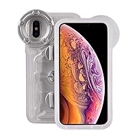 Underwater Photography Waterproof Phone Case Pouch Compatible iPhone XSMAX Enhanced Underwater Cell Phone Dry Bag Camera O Lens Protector with Armband Ring Full Sealed Waterproof Case IPX8 Certified