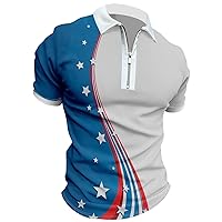 Men's Short Sleeve Zipper Polo Shirt Polo Shirts for Man 2024 Spring and Summer Fashion Leisure Seaside Beach