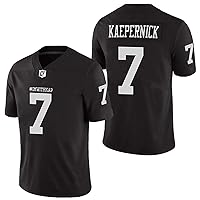 MESOSPERO ImWithKap 7 Colin Kaepernick IM with KAP All Stitched Movie Football Jersey Black S-XXXL
