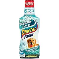Water Additive for Dogs, Original Formula, 8oz – Dog Breath Freshener and Dog Teeth Cleaning for Dog Dental Care– Add to Water