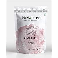 Rose Petal Powder for Pure Natural Moisturising Antiageing Cooling Face Mask, 227g/1/2 lbs/8 oz