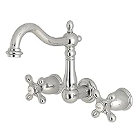 Kingston Brass KS1251AX Heritage Bathroom Faucet, 6-3/8