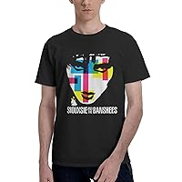 Siouxsie and The Banshees T Shirt Men's Summer Round Neck Tops Casual Short Sleeve Clothes