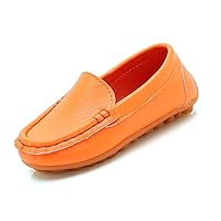 Toddler Little Kid Boys Girls Soft Slip On Loafers Dress Flat Shoes Boat Shoes Casual Shoes Slip on Toddler Shoes