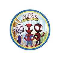 PROCOS Spidey And His Amazing Friends Pack Of 8 Party Plates FSC
