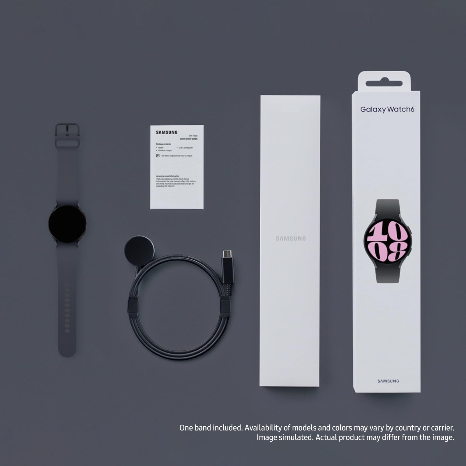 SAMSUNG Galaxy Watch 6 44mm LTE Smartwatch w/ Fitness Tracker, Personalized HR Zones, Advanced Sleep Coaching, Heart Monitor, BIA Sensor, Biggest Screen, US Version, Graphite