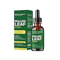 Mullein Leaf Extract - Herbal Tincture Promoting Lung, Respiratory & Digestive Wellnes - Verbascum Thapsus Liquid Supplement, Tincture Drops | Non-GMO, Vegetarian | 1 Month Supply