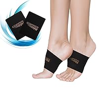 Copper Fit Health Unisex Arch Relief Compression Bands for Plantar Fasciitis,Swelling