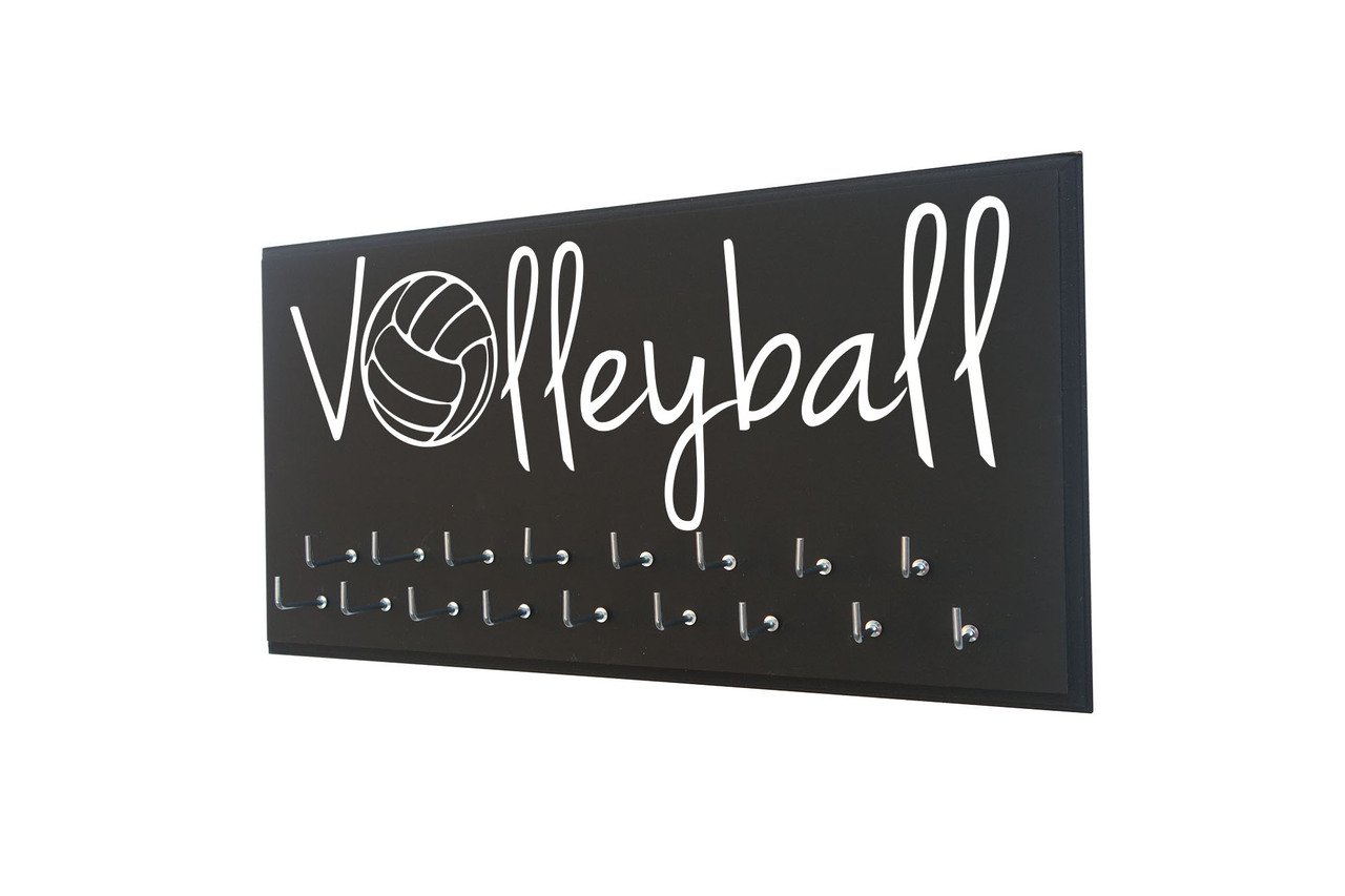 Running On The Wall-Gifts for Athletes-Medal Display Rack-Medal Holder for Athletes- Womens Volleyball