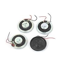uxcell a15102900ux0379 1W 8 Ohm Magnet Mini Loudspeaker MP3 MP4 Player Speaker 28mm Dia (Pack of 4)