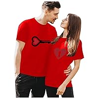 Matching Tshirts for Couples Gifts for Couples Crewneck Short Sleeve Shirt Party Matching Couples Shirts
