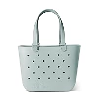Simple Modern Beach Bag Rubber Tote | Waterproof Extra-Large Tote Bag with Zipper Pocket for Beach, Pool Boat, Groceries, Sports | Getaway Bag Collection | Sea Glass Sage