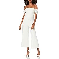 LIKELY Women's PAZ Jumpsuit, White, 4