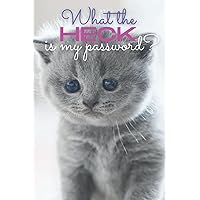 What the Heck is my Password? Internet Password Logbook, Password Book with Alphabetical Tabs [6