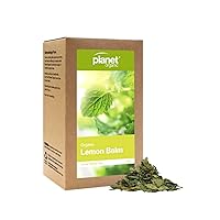 PLANET ORGANIC LEMON BALM LOOSE LEAF HERBAL TEA, Certified Organic Loose Leaf Tea for Calming and Relaxing, Non-GMO, Dried Lemon Balm Tea Leaves, Compostable Packaging, (0.7oz/20g)