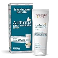 FRANKINCENSE & MYRRH Arthritis Pain Therapy Lotion – Pain Relief Cream and Hydrating Skin Repair, Net Weight 3 Ounces - 1 Pack