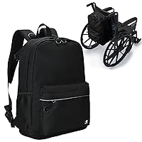 Fenrici Adaptive Backpack for Girls, Boys for All Abilities and Ages; Wheelchair Backpack with Adaptive Design; Perfect for Travel, School, and Everyday Adventure, Black