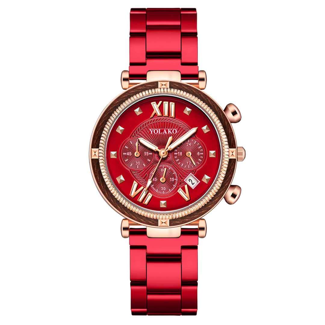 Gierzijia Women's Wristwatch, Ladies Casual Quartz Steel Band Strap Watch Analog Wrist Watch