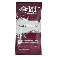 Splat Singles Long Lasting Hair Color Pack of 1 (Sweet Ruby) 1.5oz