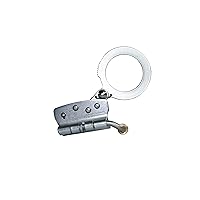 AFP Self-Locking Rope Grab with 2.25 inch Connecting Eye, Used with 5/8’’ Lifeline Rope, for Construction, Climbing, Fall-Protection, 310 lb. Capacity (OSHA/ANSI Compliant) Silver