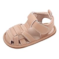 Toddler Boys Summer Sandals Girls Sport Sandals Kids Closed-Toe Outdoor Athletic Strap Beach Water Shoes