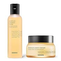 COSRX Honey Glow Ritual- Honey Toner + Cream, Daily Moisturizing Korean Cream & Moisturizer, Moisture Boosting Duo, Korean Skincare, For all Skin Types, Paraben Free