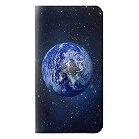 RW3430 Blue Planet PU Leather Flip Case Cover for Google Pixel 6 Pro