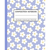 Cute Composition Notebook Wide Ruled: Aesthetic Notebook | Purple Composition Notebooks Wide Rule For Teen Girls | School Supplies Cute Composition Notebook Wide Ruled: Aesthetic Notebook | Purple Composition Notebooks Wide Rule For Teen Girls | School Supplies Paperback
