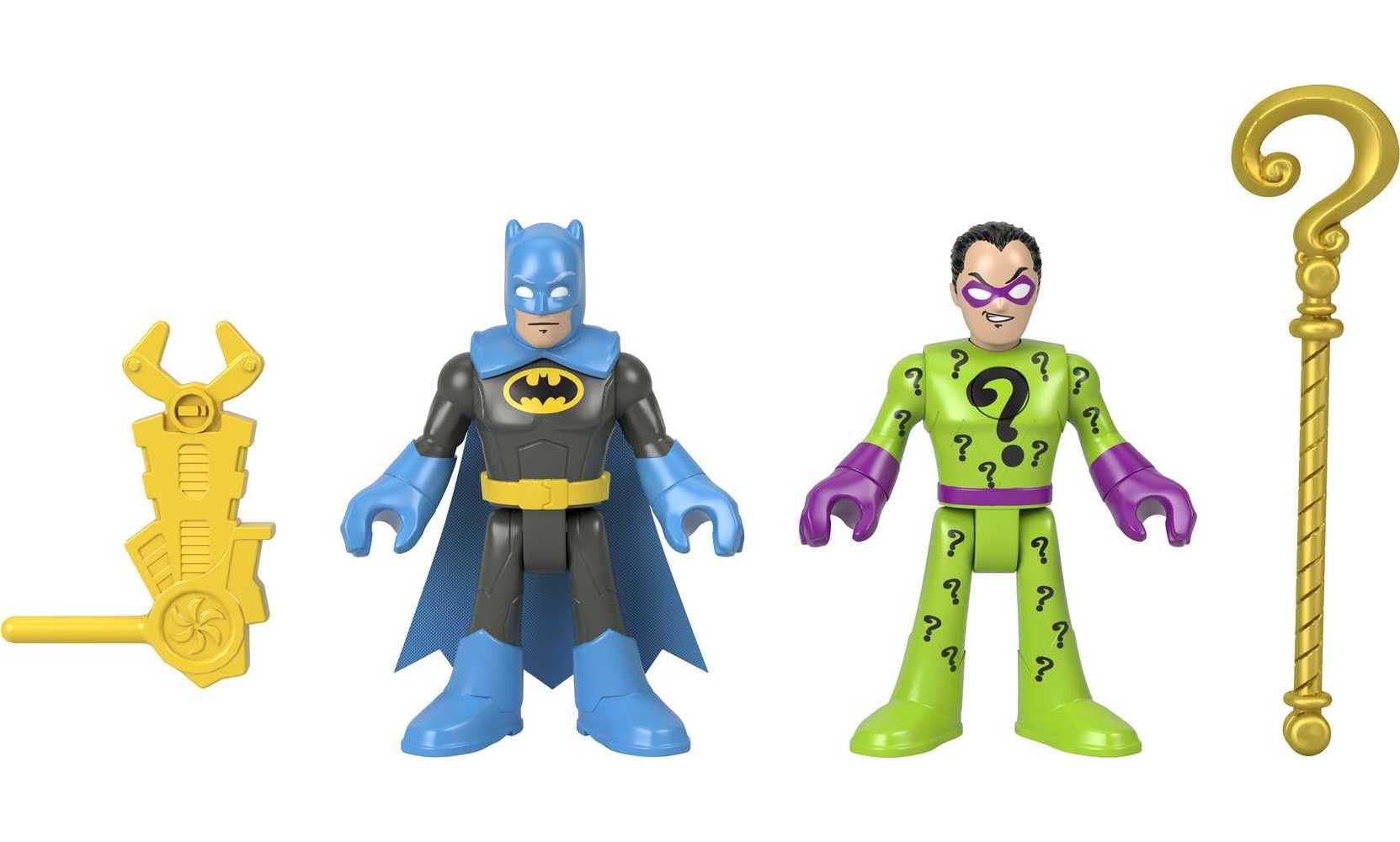 Fisher-Price Imaginext DC Super Friends Batman & The Riddler Figure Set for Preschool Kids Ages 3 to 8 Years