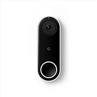 Google Nest Doorbell (Wired) - Formerly Nest Hello - Video Doorbell with 24/7 Streaming - Smart Doorbell Camera for Home with HDR Video, HD Talk and Listen, Night Vision, and Person Alerts