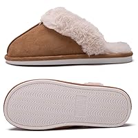 Women's Slippers Memory Foam Plush Warm Home Wear Non-Slip Comfortable Indoor And Outdoor Shoes