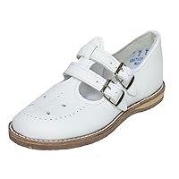 Toddler's/Kid's T-Strap/English Sandal/Dress Shoe - Skipper - Medium Width in White 5395EE65