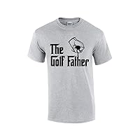 The Golf Father Men's Funny Father's Day Golfer Birthday Short Sleeve T-Shirt Graphic Tee