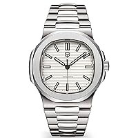 Pagani Design 1728 Automatic Watch Men's Automatic Chronograph Business Watch Men's Stainless Steel Bracelet Sapphire Watch 100 m Waterproof ST16 Automatic Movement