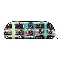 Retro Cool Camera Collection Print Cosmetic Bags For Women,Receive Bag Makeup Bag Travel Storage Bag Toiletry Bags Pencil Case