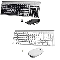 Black Silver Keyboard and Mouse Combo