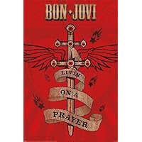 Bon Jovi - Music Poster (Livin' On A Prayer) (Size: 24