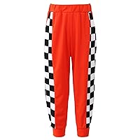 CHICTRY Kids Girls Checkerboard Printed Loose Athletic Sweatpants Jogger Cargo Pants with Pocket