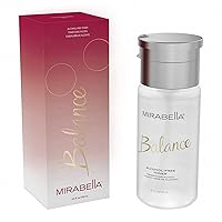 Mirabella Balance Toner for Face, Unscented Alcohol-Free Toner Offers Restorative Hydration & Cleansing for All Skin Types, Even Sensitive Skin, with Hyaluronic Acid, Glycerin, Aloe, & Witch Hazel