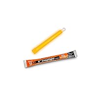 Cyalume - 9-00722 SnapLight Orange Light Sticks – 6 Inch Industrial Grade, High Intensity Glow Sticks with 12 Hour Duration (Pack of 20)