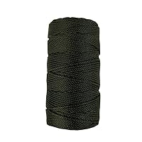 100% Tarred Nylon Twine, Abrasion and Rot Resistant Multi-Purpose Braided Twine (#36 1/4 lb)