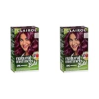 Natural Instincts Bold Permanent Hair Dye, F66 Dragon Fuchsia Hair Color, Pack of 2