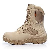 Men's Winter Outdoor Camping Mountain Travel Military Hiking Tactical Anti-Slip Desert Shoes