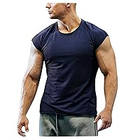 T-Shirts for Man,Plus Size Sport Short Sleeve Shirt Summer Casual Solid Top Outdoor Trendy Tees Blouse T Shirt