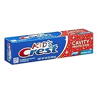 Crest Toothpaste Kids' Cavity Protection, Sparkle Fun Flavor 4.60 oz (Pack of 4)