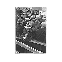 White Angel Breadline by Dorothea Lange Poster Vintage Great Depression Posters9 Canvas Painting Wall Art Poster for Bedroom Living Room Decor 20x30inch(50x75cm) Unframe-style