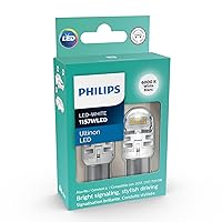 Philips Automotive Lighting 1157WLED Ultinon LED (White), 2 Pack