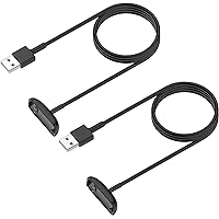 [2-Pack] Charger Cable for Fitbit Inspire 3, Charging Cable for Fitbit Inspire 3 Fitness Tracker, Replacement Charger Charging Cable for Fitbit Inspire 3 (3.3 ft/1.0 ft)
